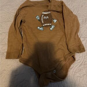 Garanimals Brown Football Bodysuit